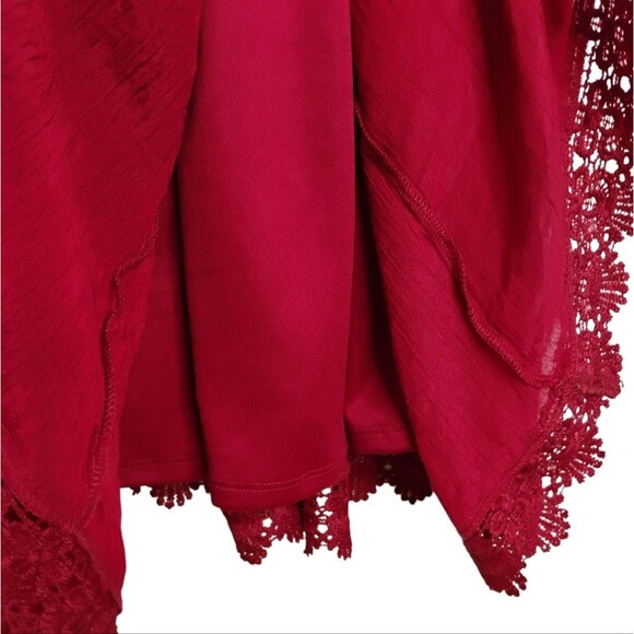 Indigo Rose 1X Mid-Length Plus Size Curvy Comfortable Long Sleeved Dress - Picture 11 of 16